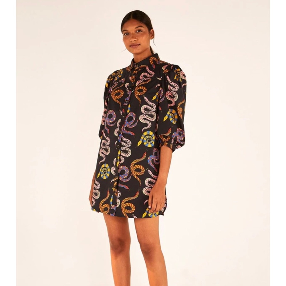 SOLD OUT Farm Rio mini shirt dress size M